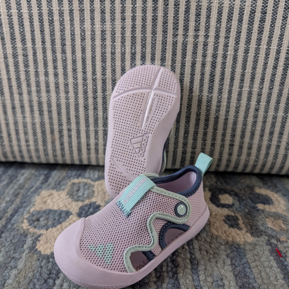 Adidas Kids Pink Aqua Slip-On Water Shoes - NEVER WORN